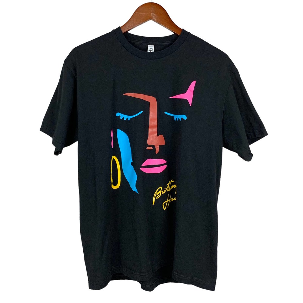 Next Level Brittany Howard T-shirt Short Sleeve Black Tee Music Art Women’s L